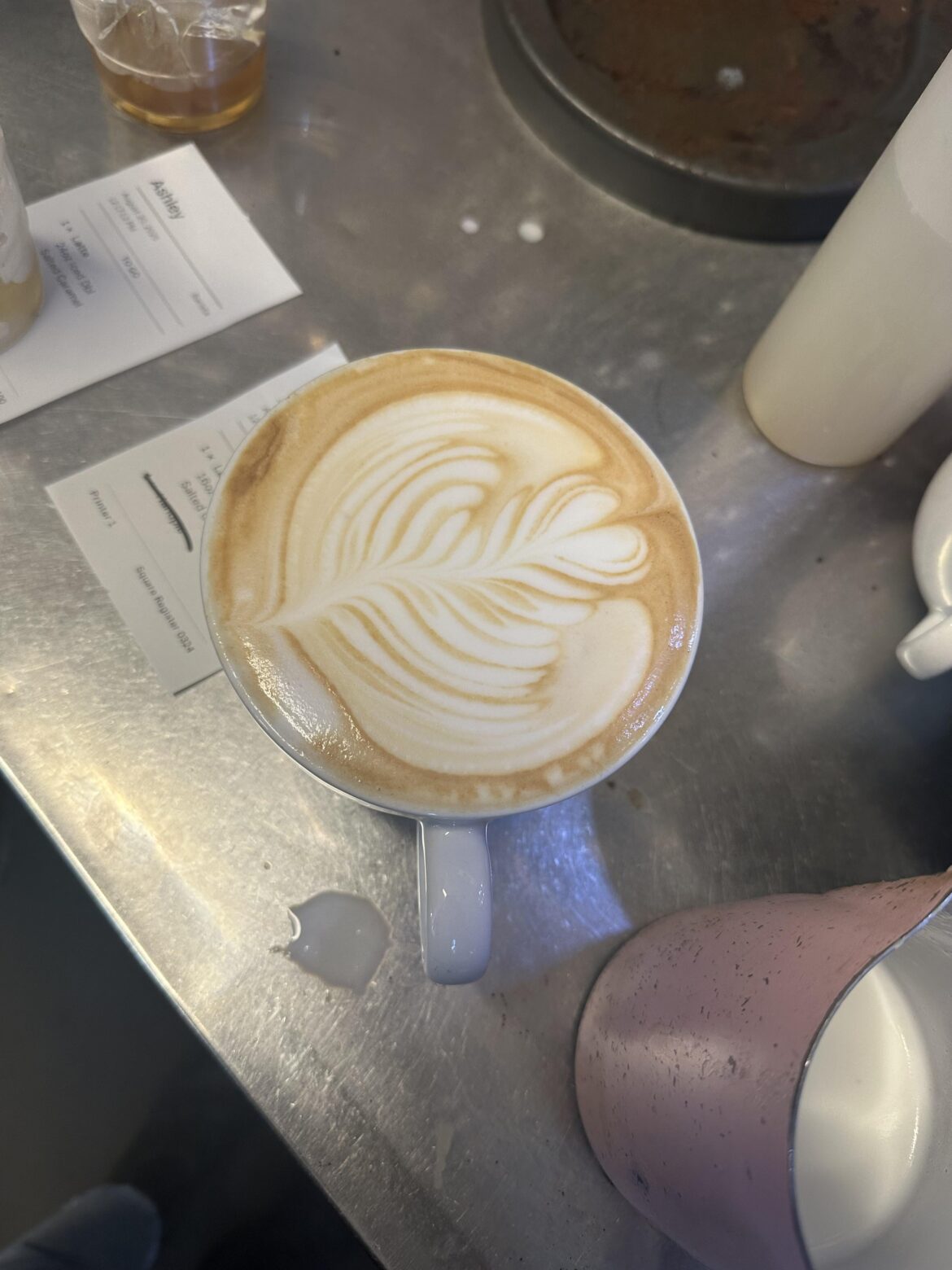 My last pour after being at my shop for almost seven years 😭