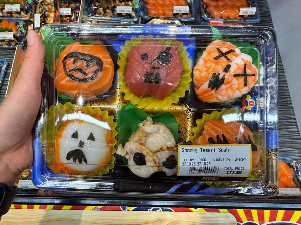 Halloween Sushi at my local supermarket