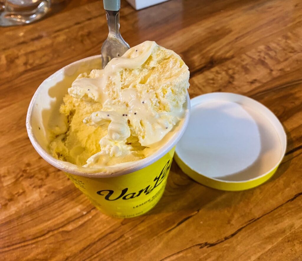 Got a pint of Van Leeuwen - Lemon Poppy Seed Muffin for only $1.99