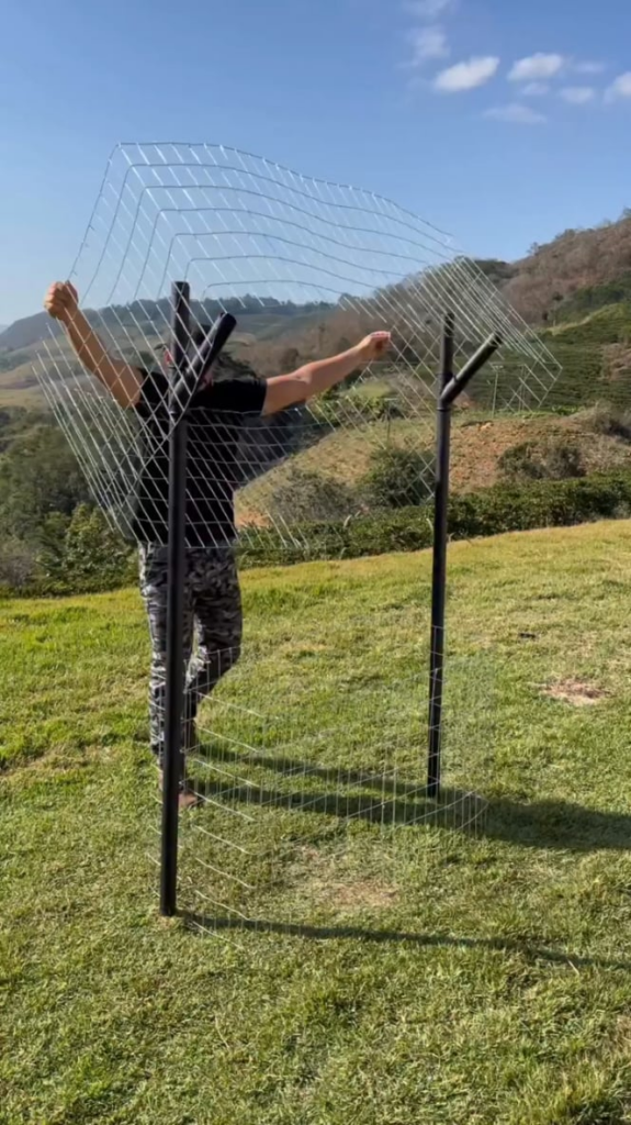 Man builds artisan grill