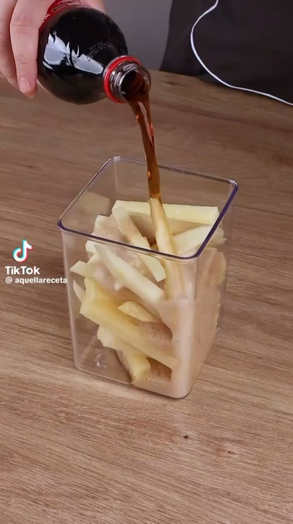 Totally absurd fries with coke