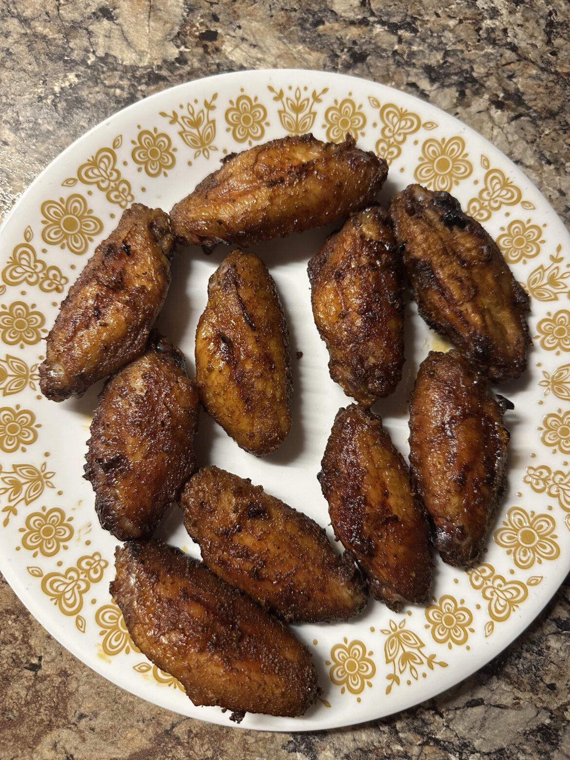 Smoked wings for dinner