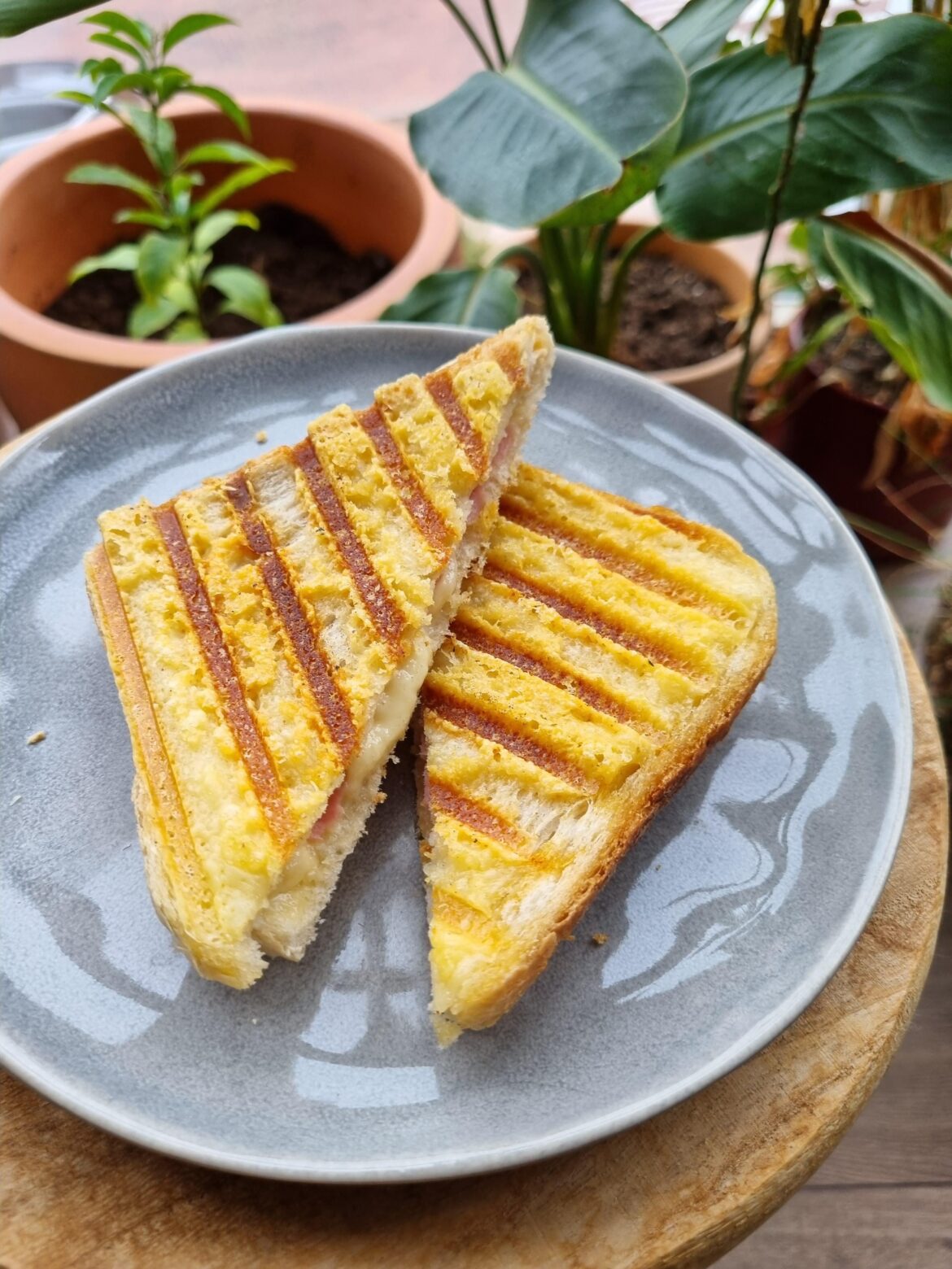 In and outside grilled cheese