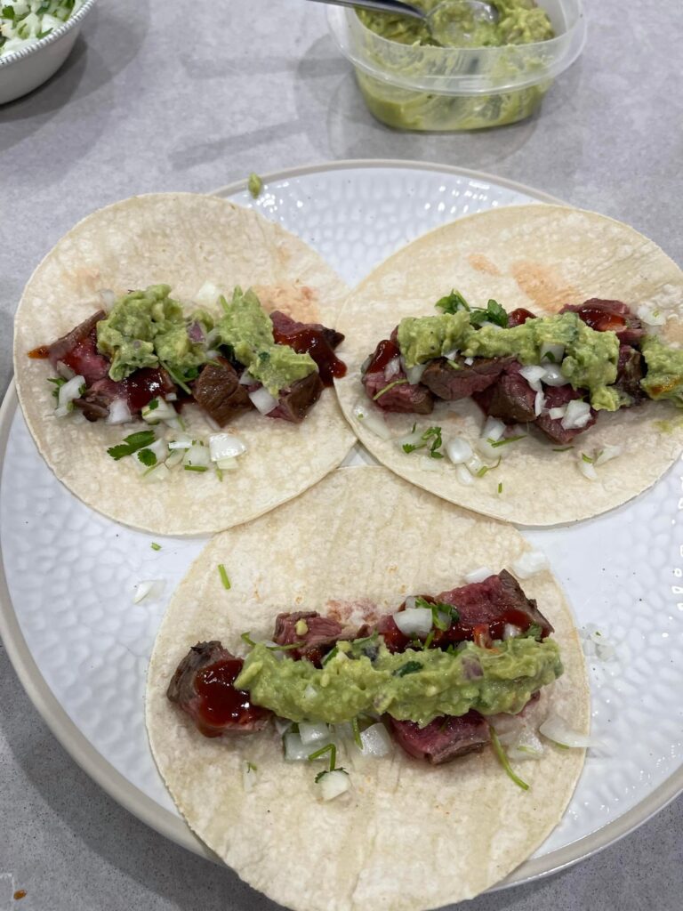 Homemade carne asada