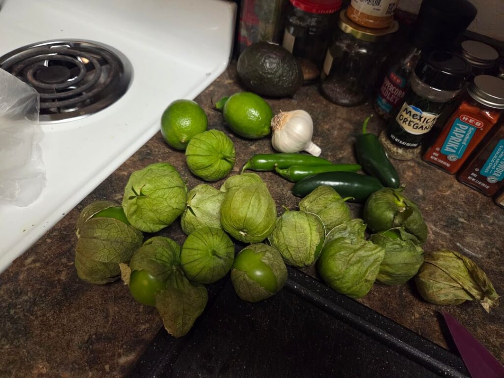 Tomatillo salsa