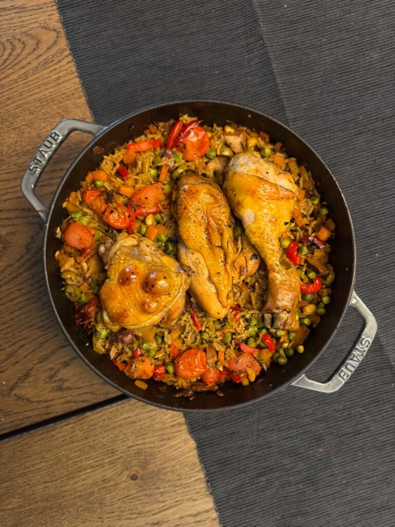 oven toasted chicken rice