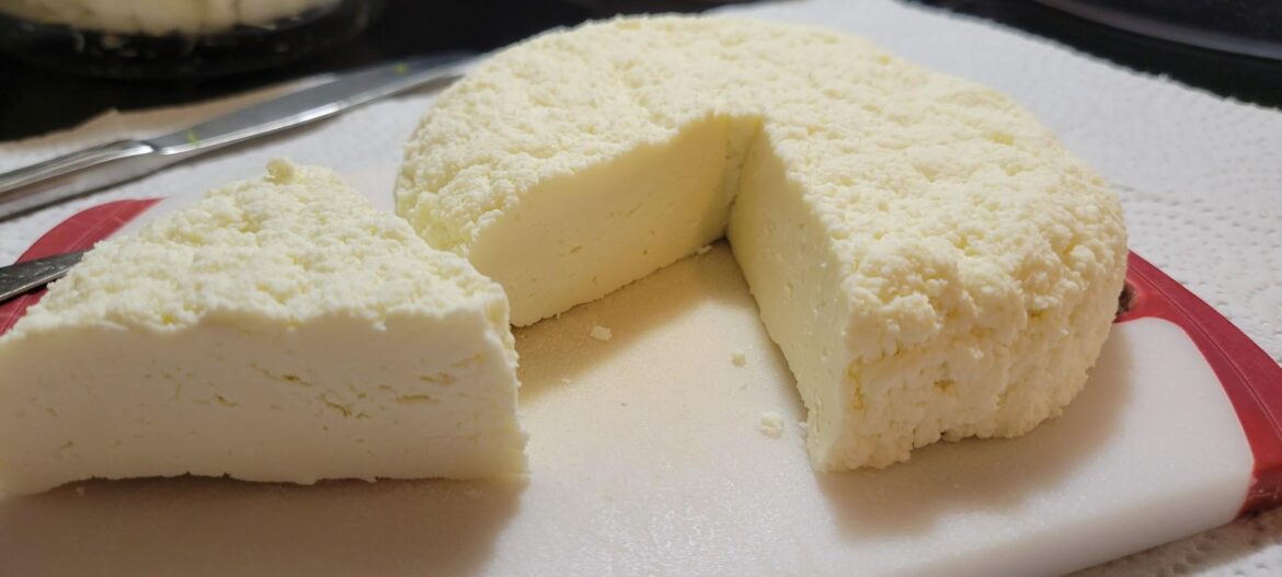 Homemade queso fresco for taco night