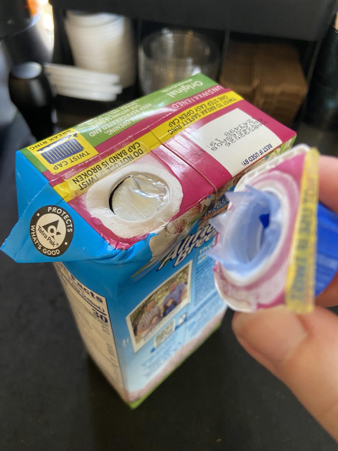 This is a whole new level of milk cap tomfoolery