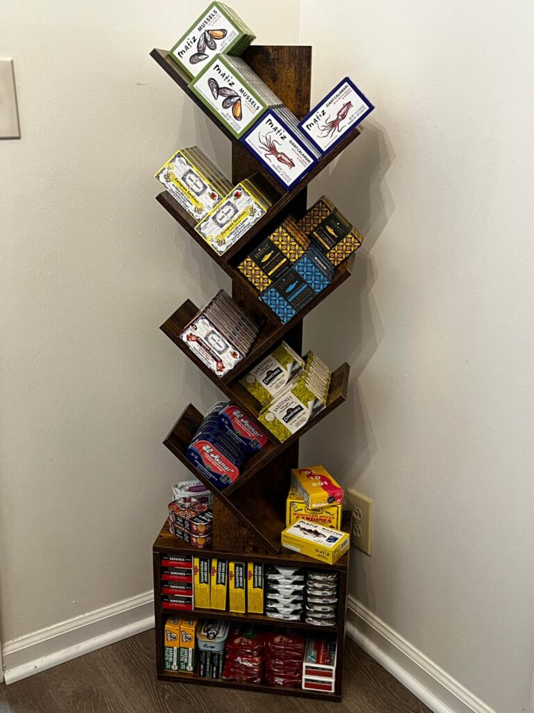 Tinned fish collection DISPLAY🙌