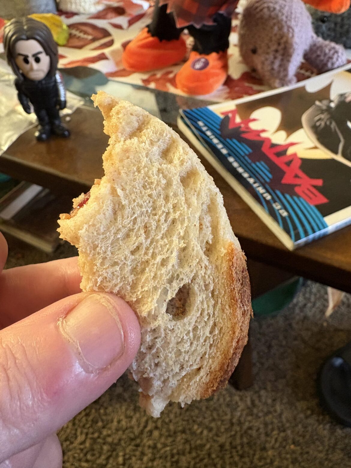 My Uncrustable has fucking crust