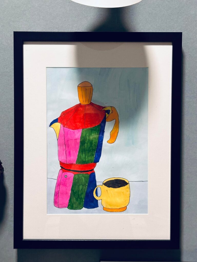 Dishwasher ruined my moka pot. My daughter made me a new one.