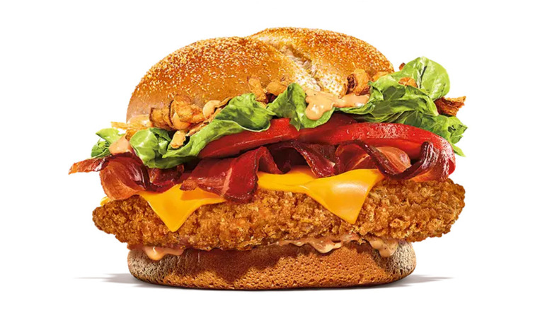Burger King Chicken Louisiane Steakhouse sandwich