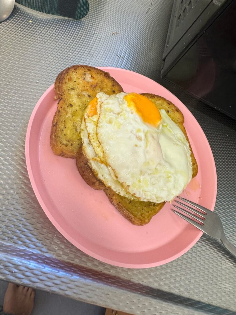 eggs and toast