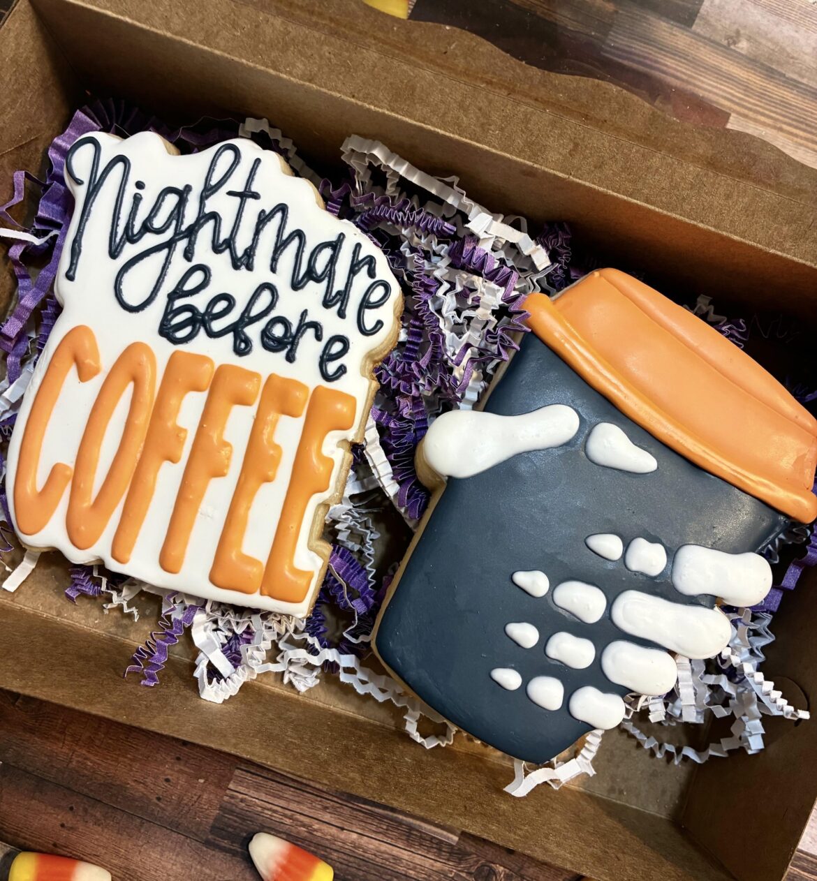 Halloween cookies are my favorite.