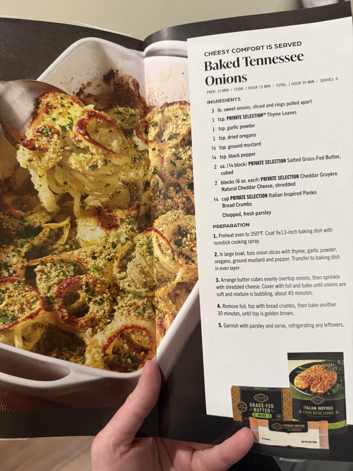 My grocery store mailed me a mini food magazine