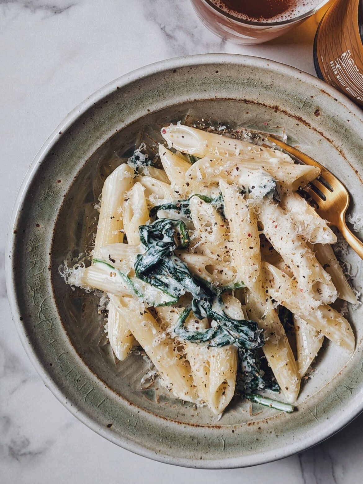 Creamy Spinach Pasta