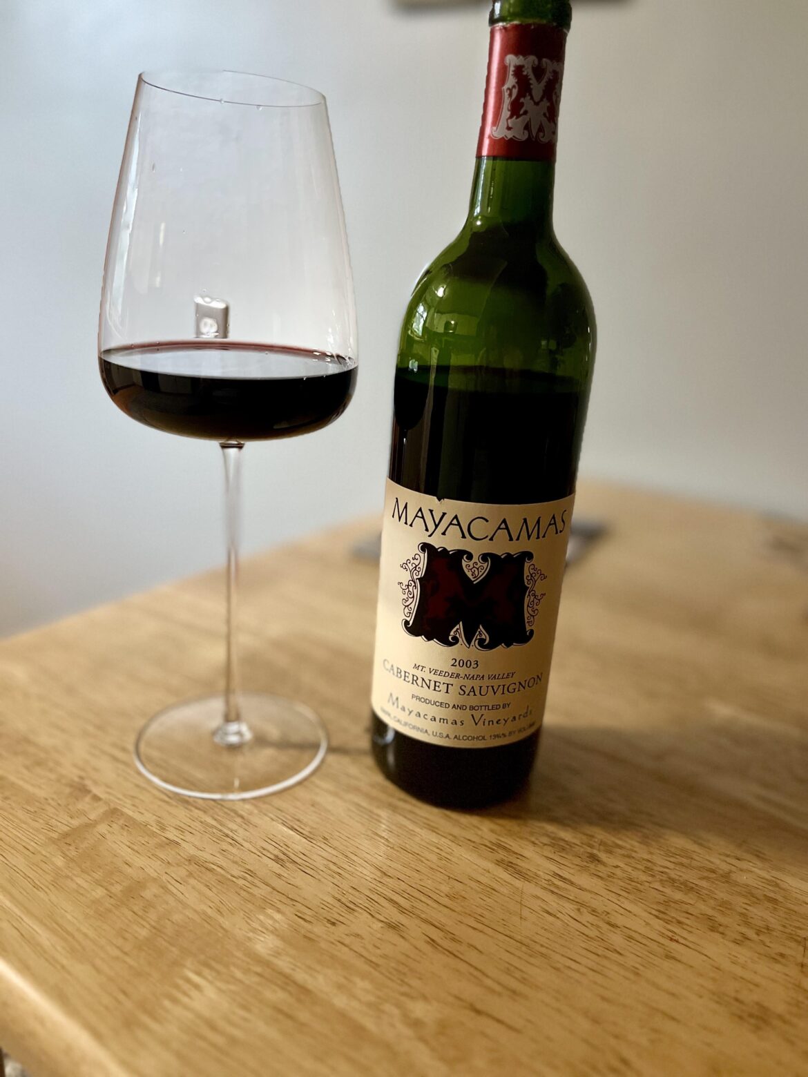 2003 Mayacamas Cabernet