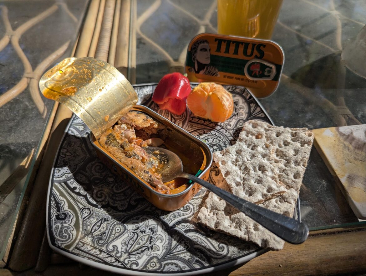 Found randomly at Menards. Rather spicy, not much other flavors, but can was packed tight