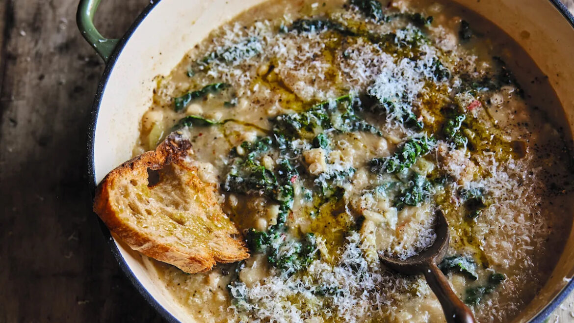 Clodagh McKenna’s braised white beans and winter greens recipe