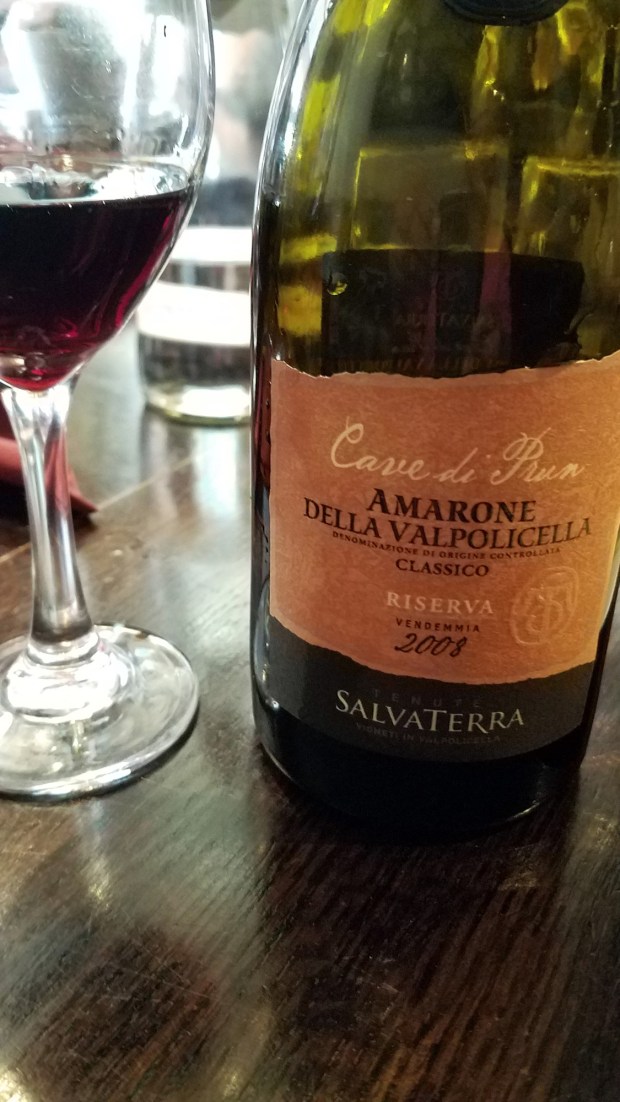 JULY 10, 2019, BOSTON - SalvaTerra Amarone delle Valpolicella Classico....