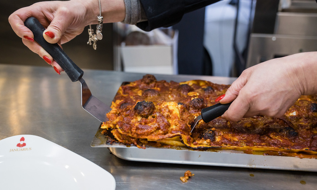 Neapolitan Lasagna at Januarius – Culinary Backstreets Neapolitan Lasagna at Januarius - Culinary Backstreets