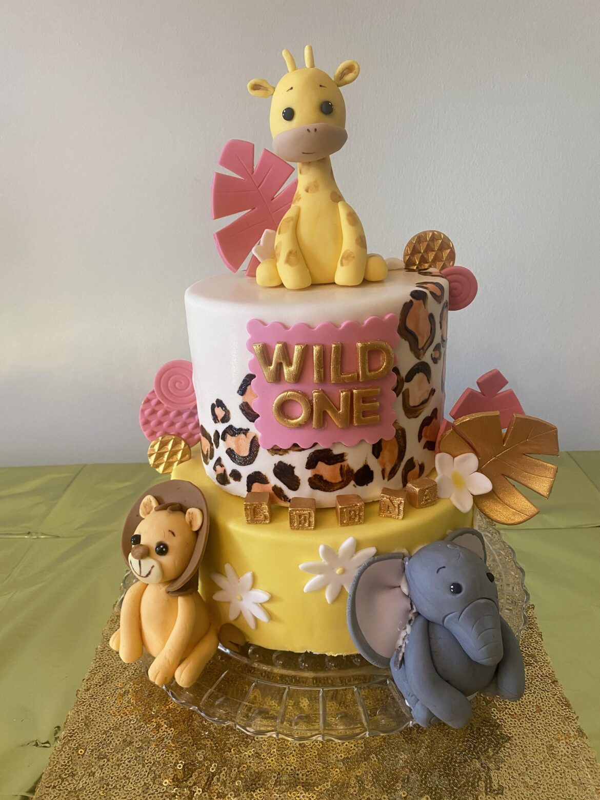 Was up past midnight making my daughter her first birthday cake. I cried about the elephant