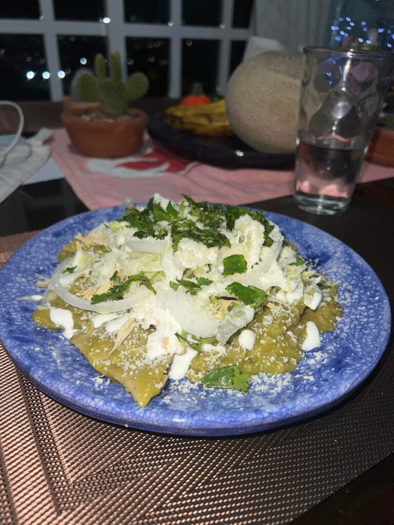 Chilaquiles for me and my husband