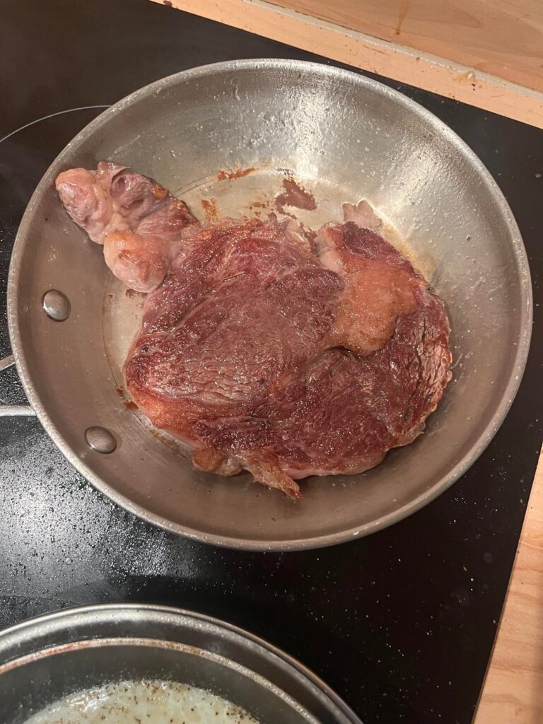 Had a rough day, steak and eggs it is