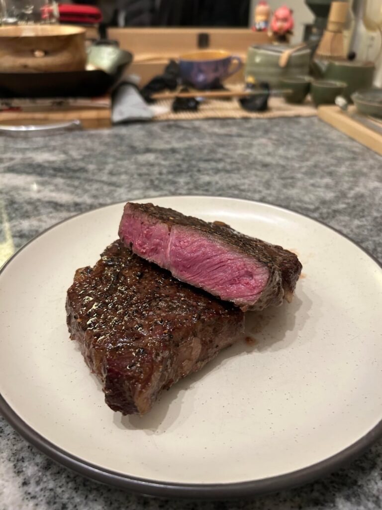 Quit my shit job, had a ribeye to celebrate