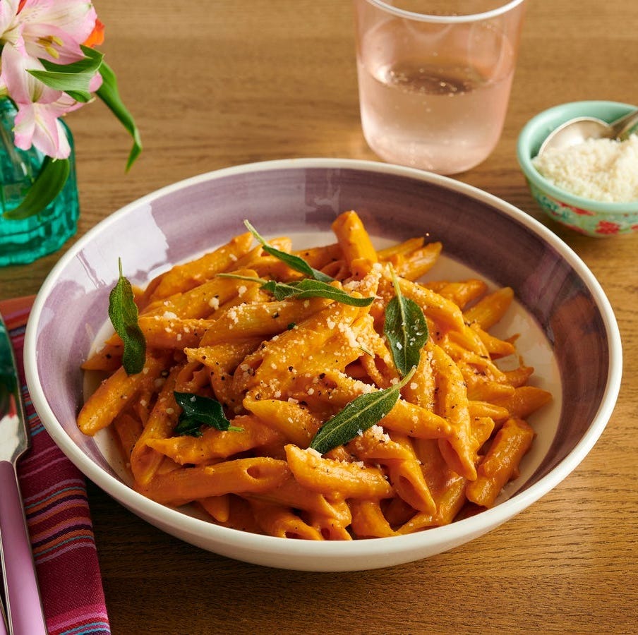 cozy recipes to cook in october pumpkin penne alla vodka