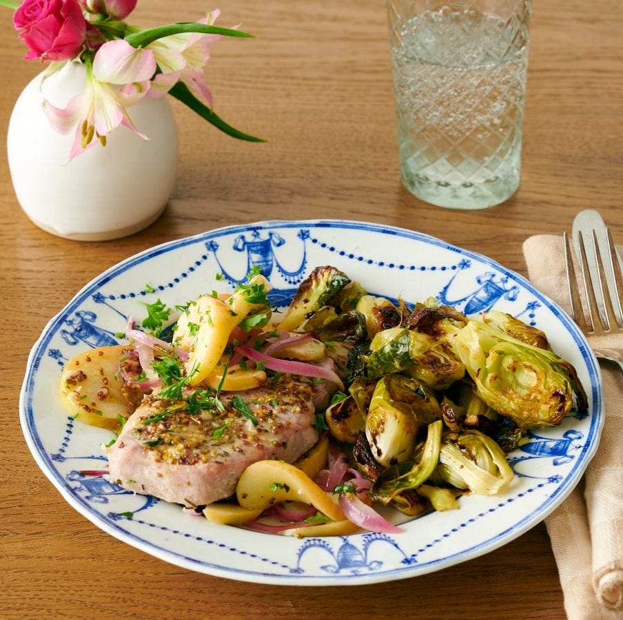 cozy recipes to cook in october sheet pan pork chops