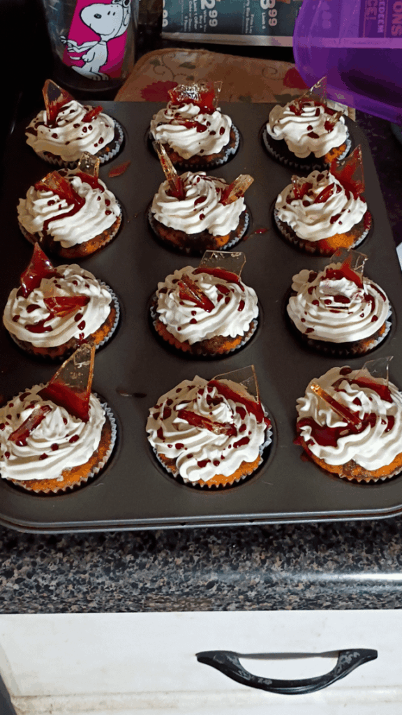 Bloody Glass cupcakes I made today! Bloody Glass cupcakes I made today!
