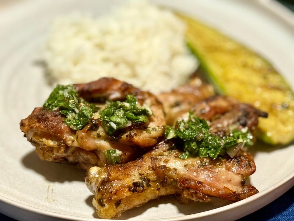 Chimichurri Butterflied Drums