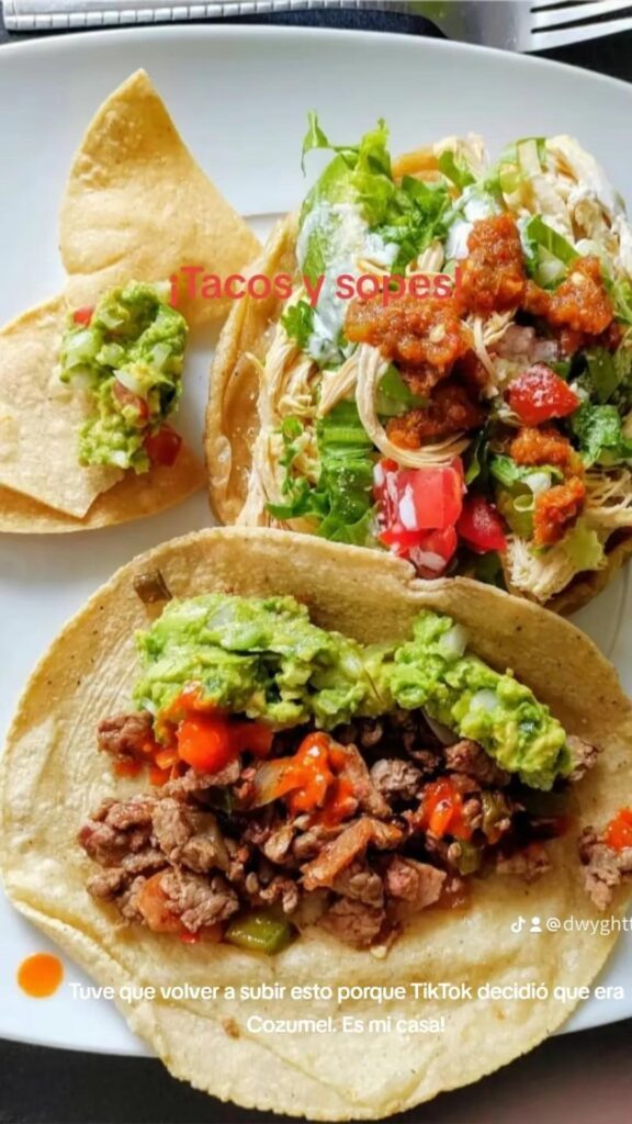 Tacos y sopes