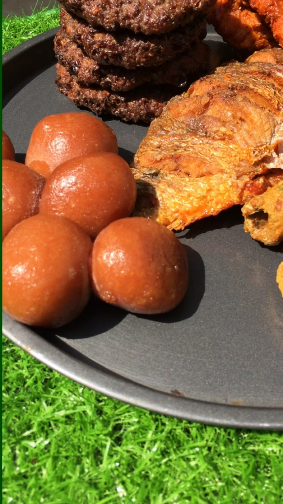 Beef chicken fish ...