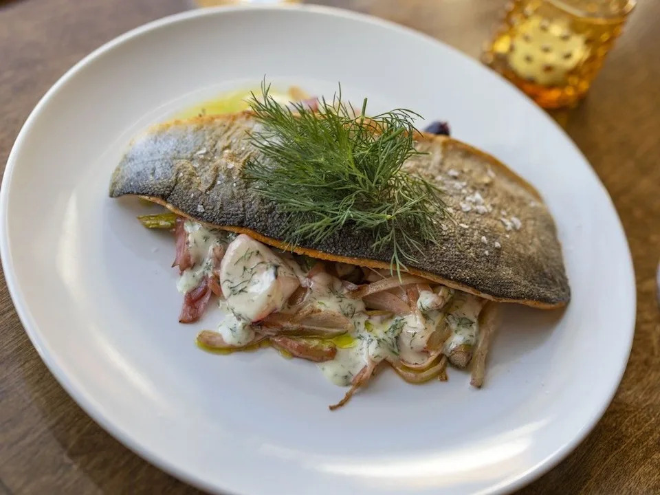  The Alberta Rainbow Trout at Le Charme restaurant and bar on Edmonton Trail N.E. was photographed on October 22, 2025.Gavin Young/Postmedia