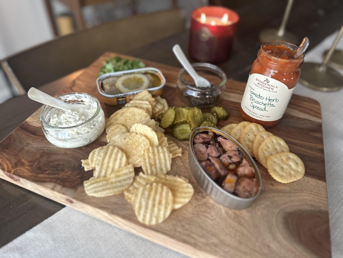 My attempt at romanticizing an otherwise boring weeknight with some seacuterie