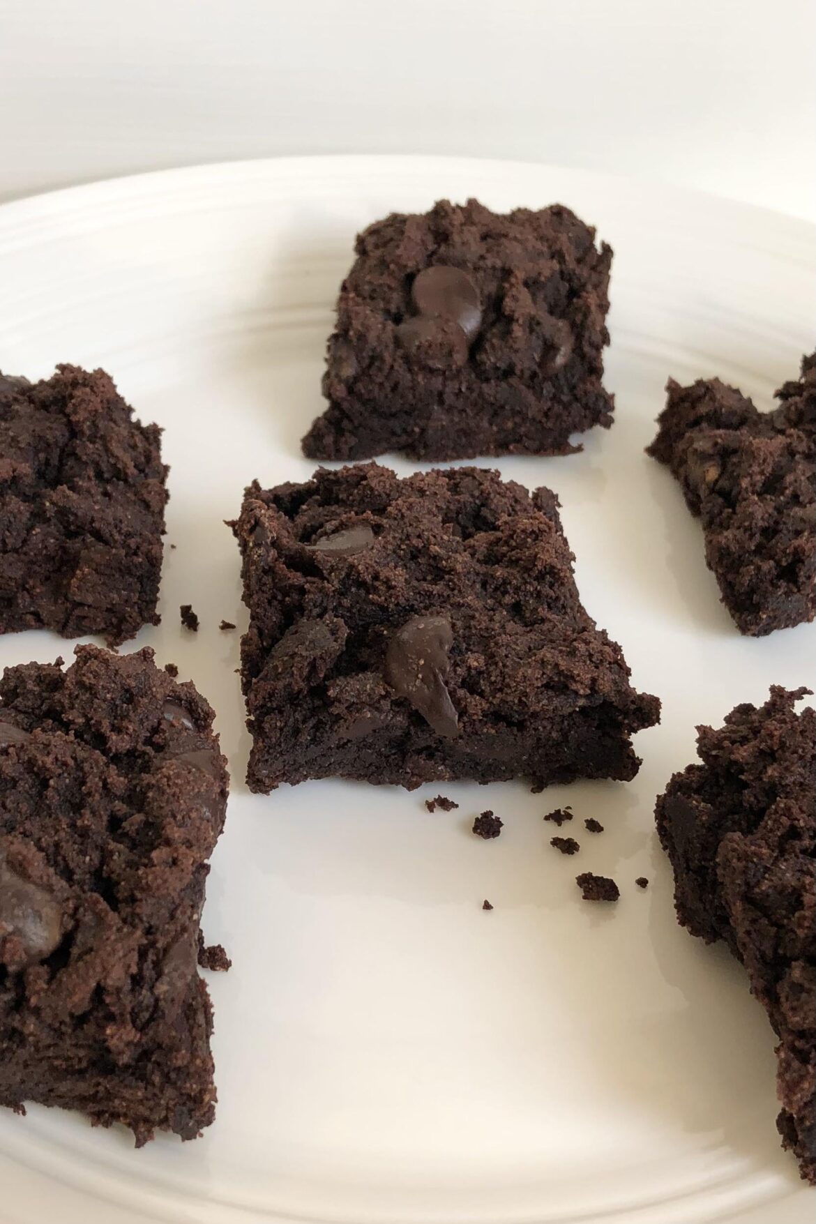 Not the prettiest looking but these coconut flour brownies are delicious if you need a gluten-free option