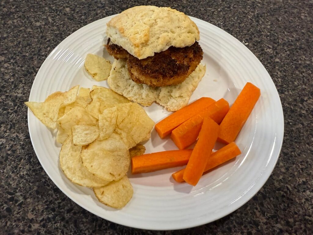Crispy Chicken Biscuit Sandos. Review Below ⬇️ Crispy Chicken Biscuit Sandos. Review Below ⬇️