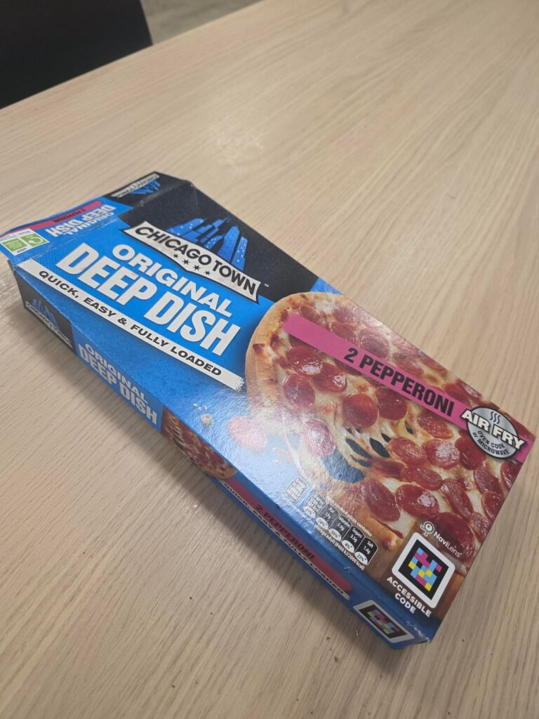 "Chicago" frozen "deep dish" in the UK...