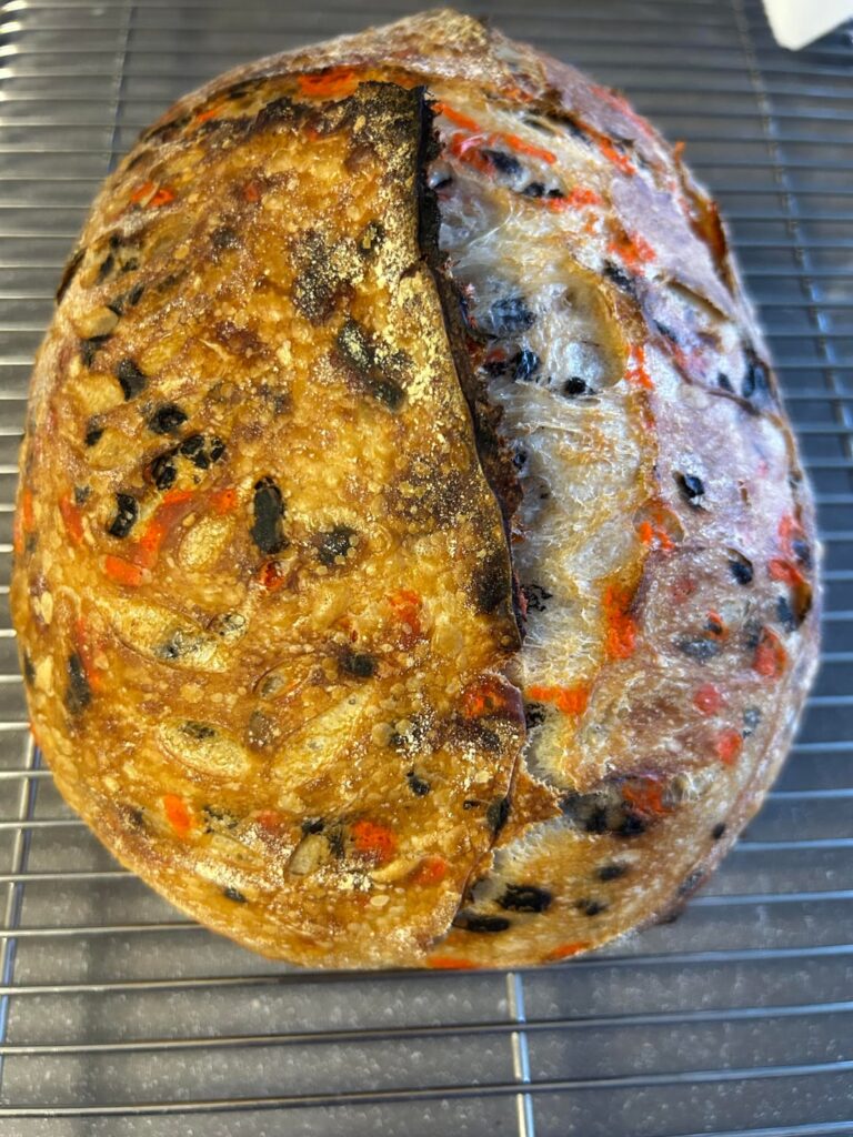 Halloween sprinkle loaf