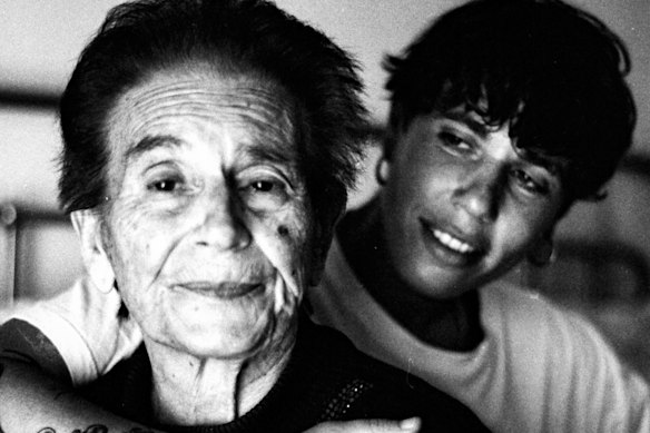 Daniela Maiorano (right) with her nonna Rita.