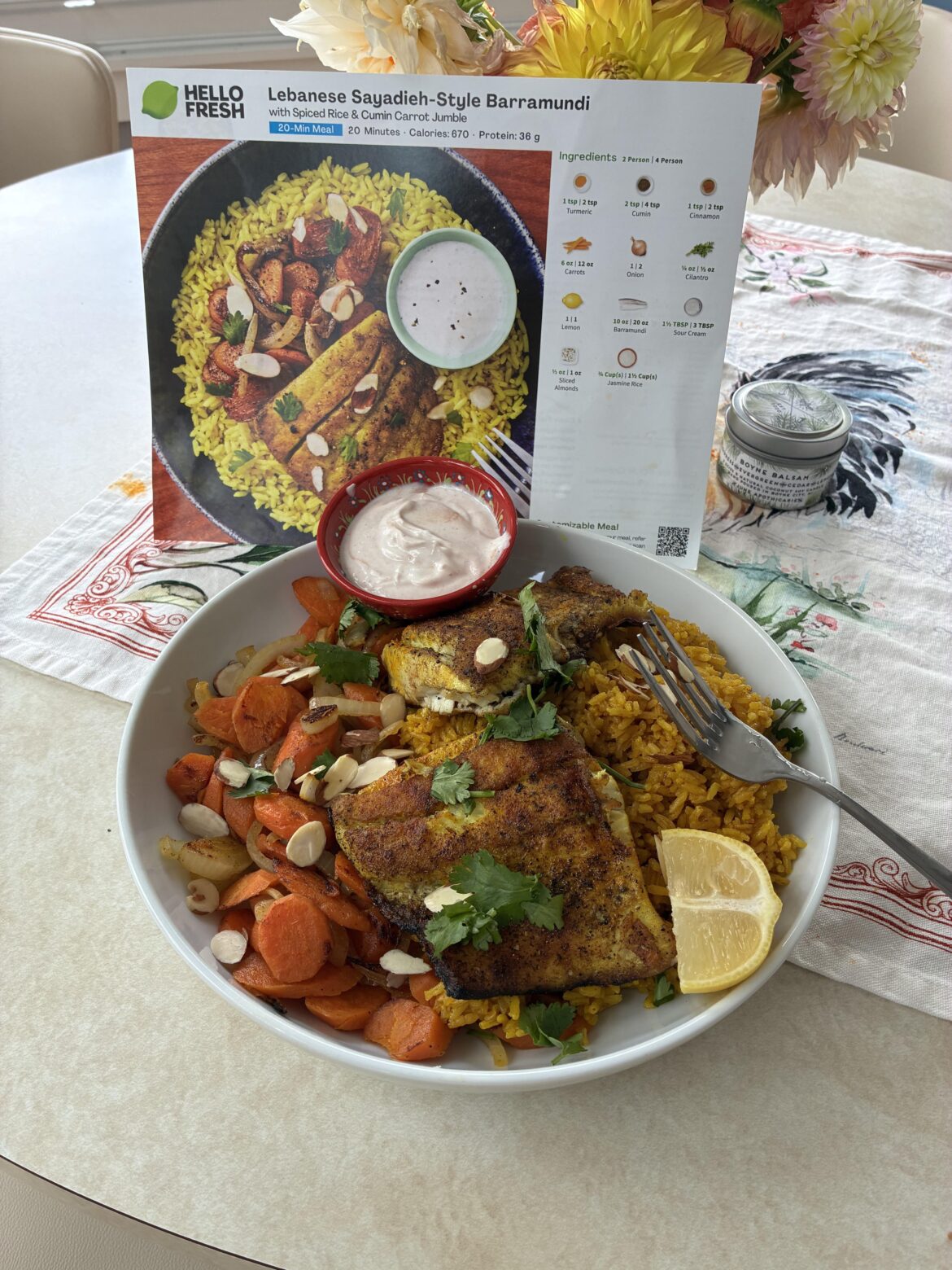 Lebanese Sayadieh -Style with Barramundi