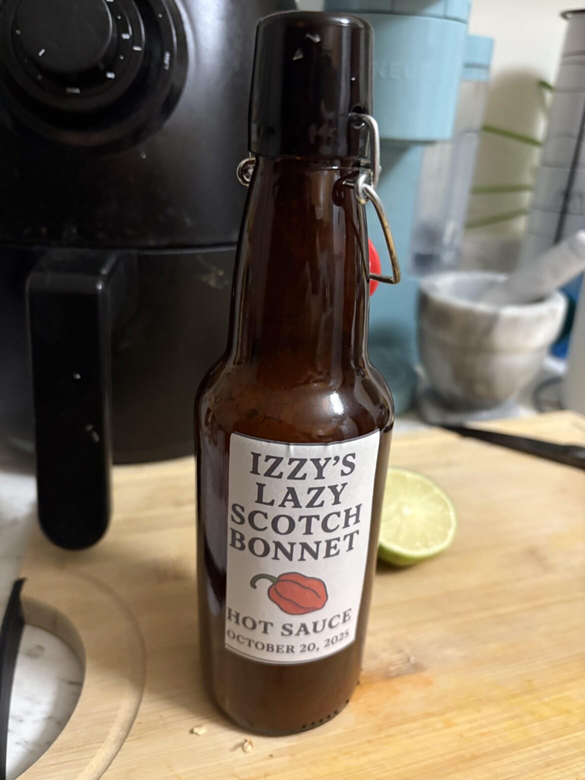 Made my first hot sauce!!!