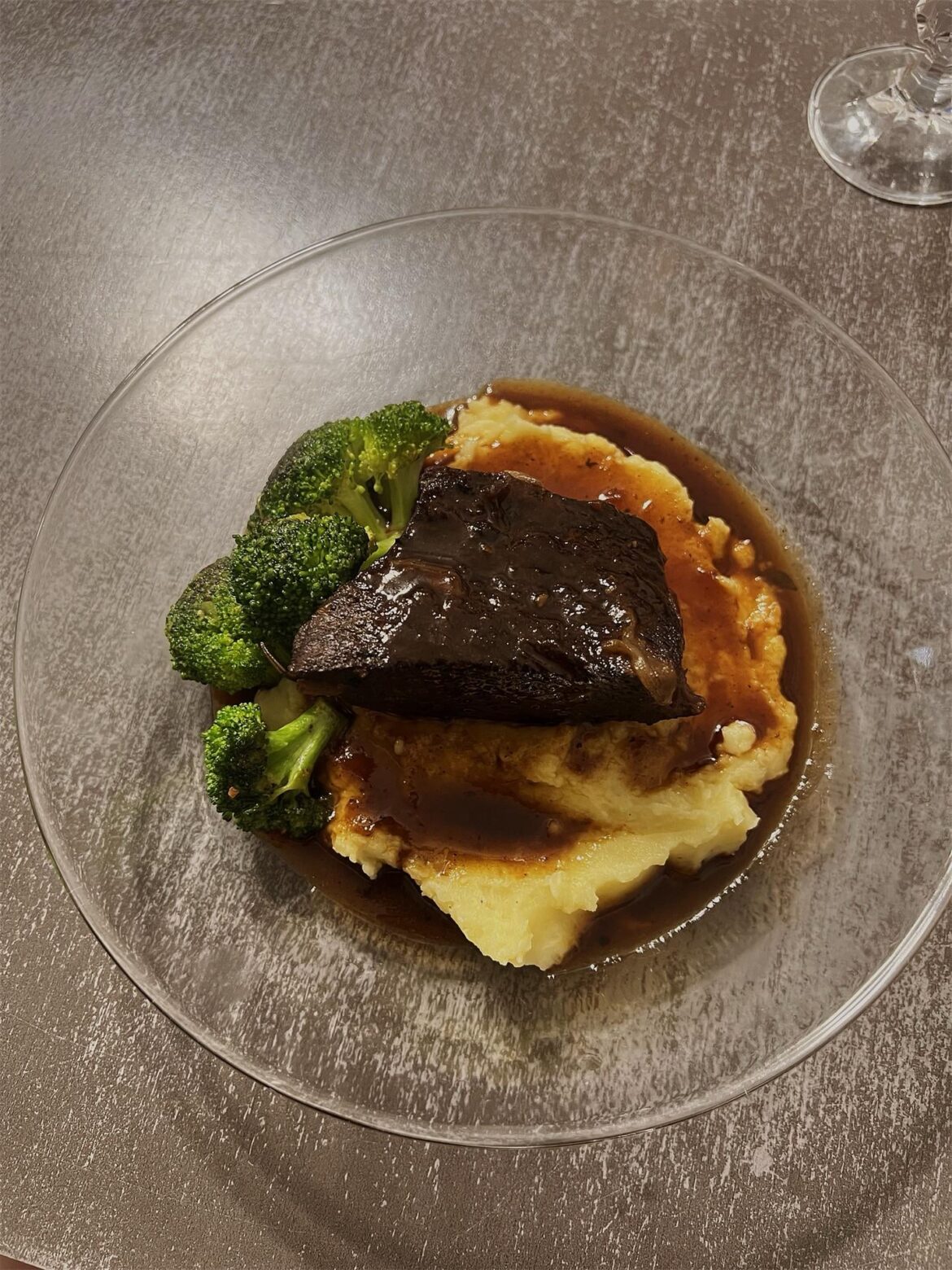 Red wine braised chuck (I drank the rest of the bottle)