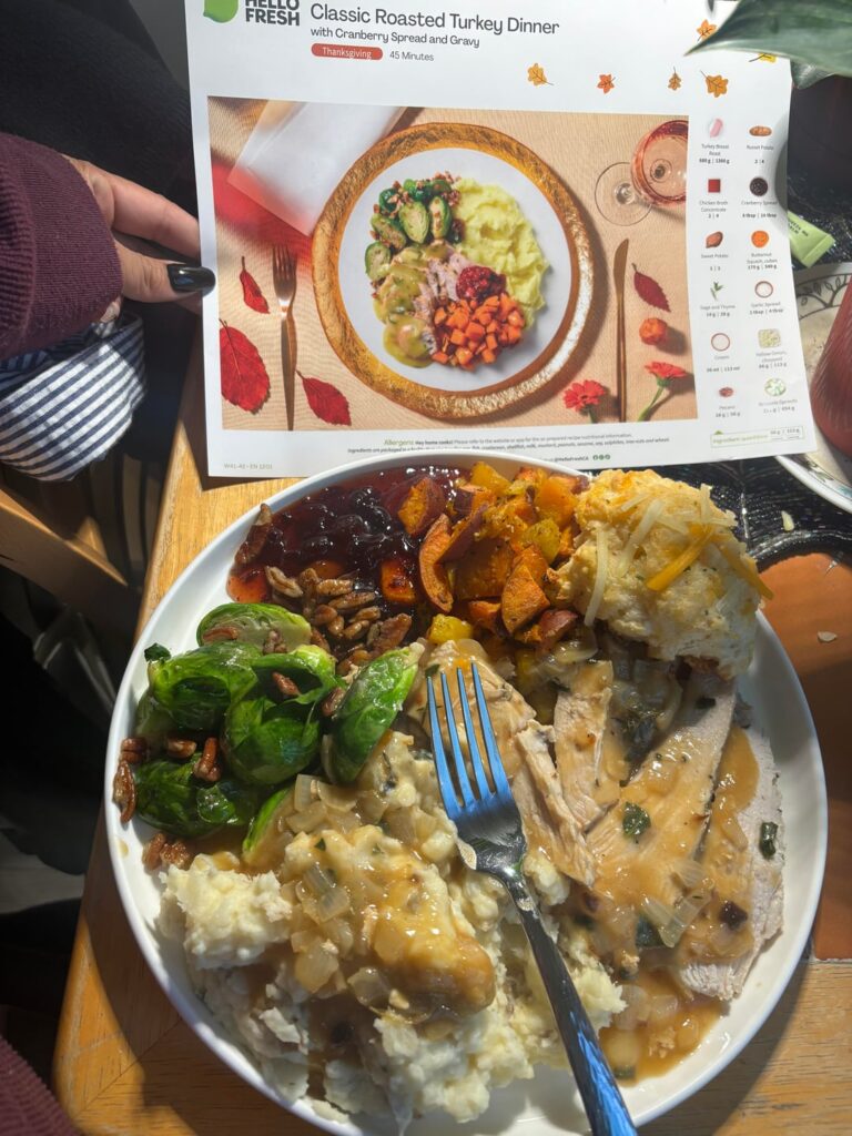 Canadian Thanksgiving! Added some biscuits!