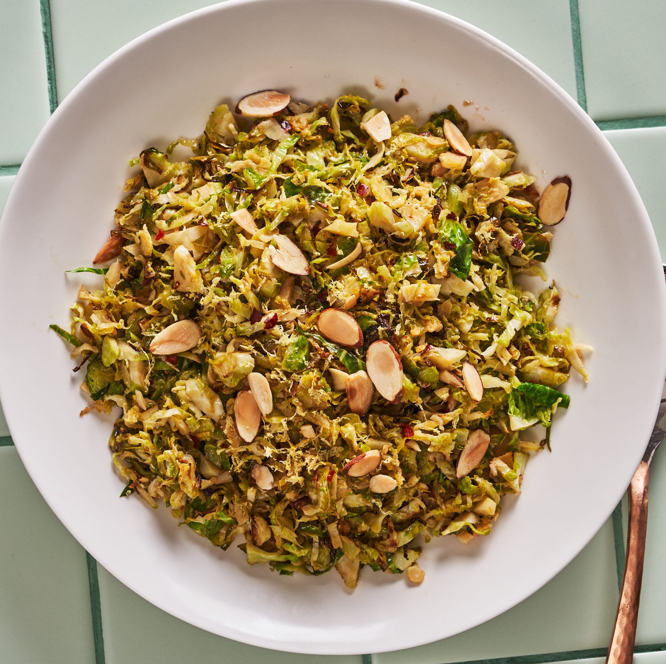 shredded brussels sprouts