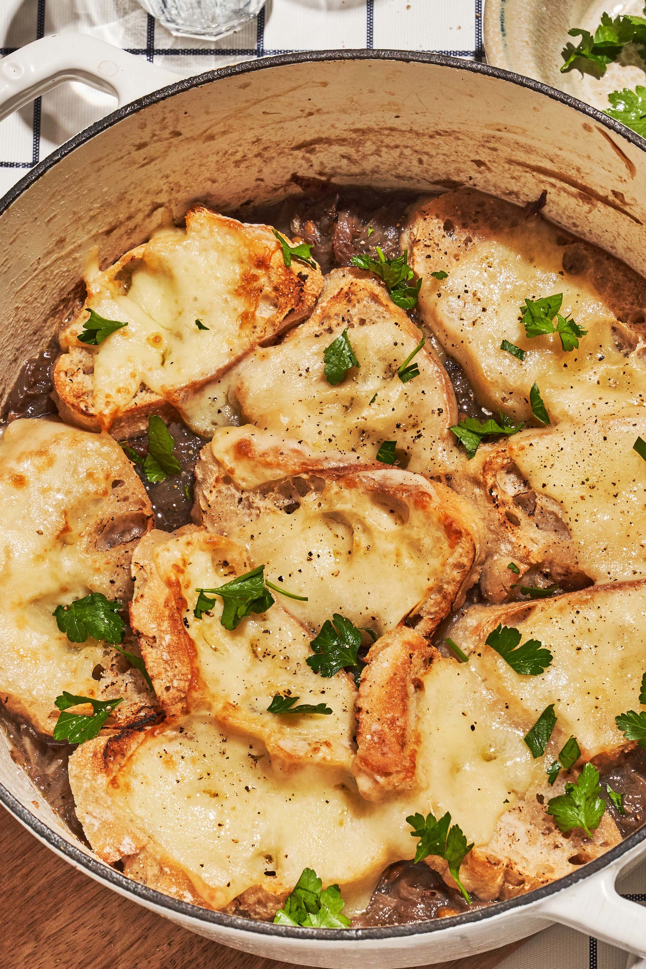 vegan french onion stew