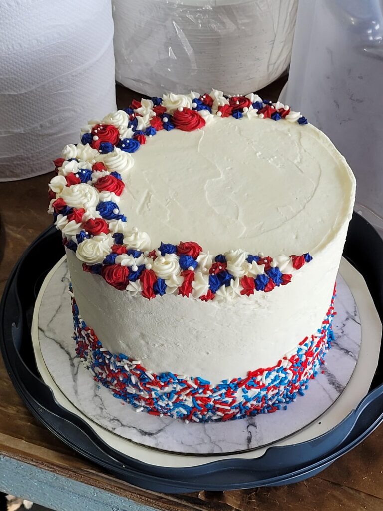Flag Cake for New Citizen