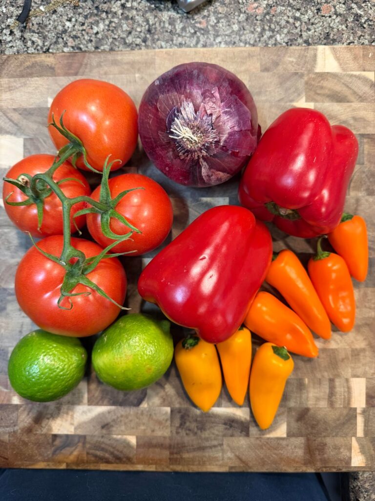 First attempt at red salsa! First attempt at red salsa!